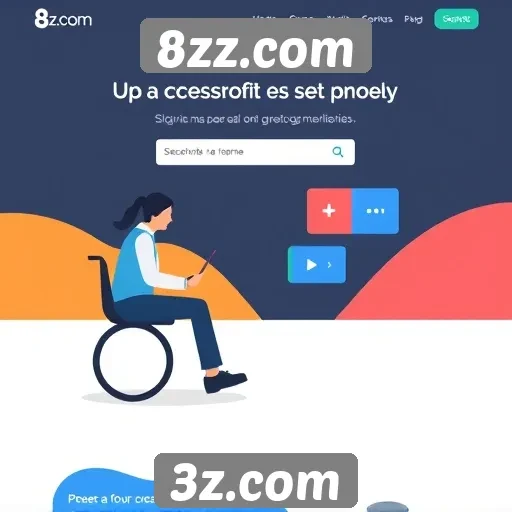 Acessibilidade e design do site 8zz.com